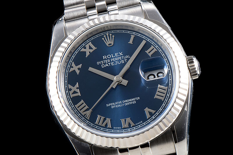 勞力士Rolex日志型系列DateJust 116234-0141機(jī)械男表（藍(lán)色面）