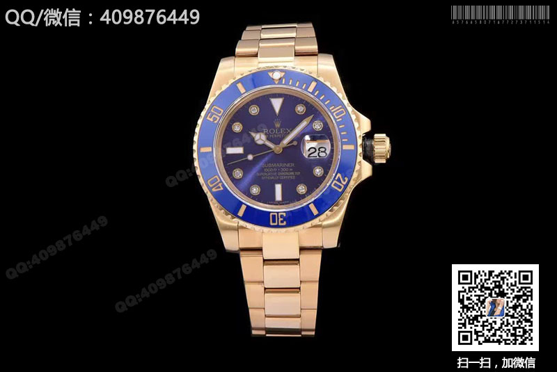 【CNB精仿】勞力士 Rolex 潛航者 Submariner 116618GLB 全金藍(lán)水鬼