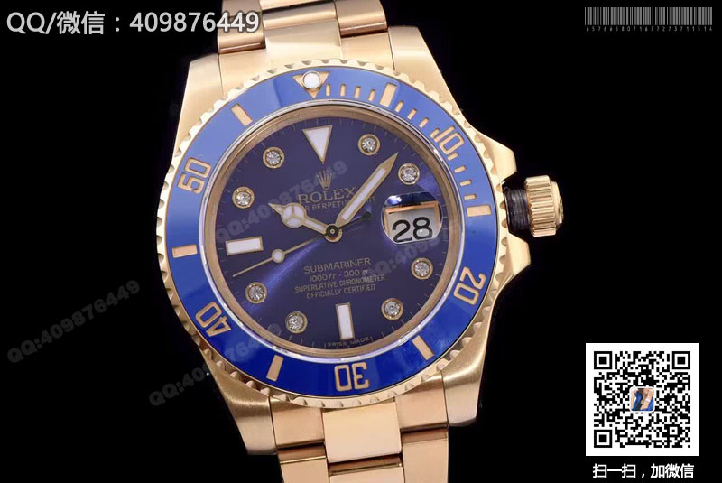 【CNB精仿】勞力士 Rolex 潛航者 Submariner 116618GLB 全金藍(lán)水鬼