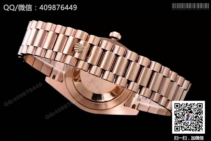 【精品】ROLEX勞力士星期日歷型系列218398-83218 鑲鉆時標(biāo)香檳色腕表