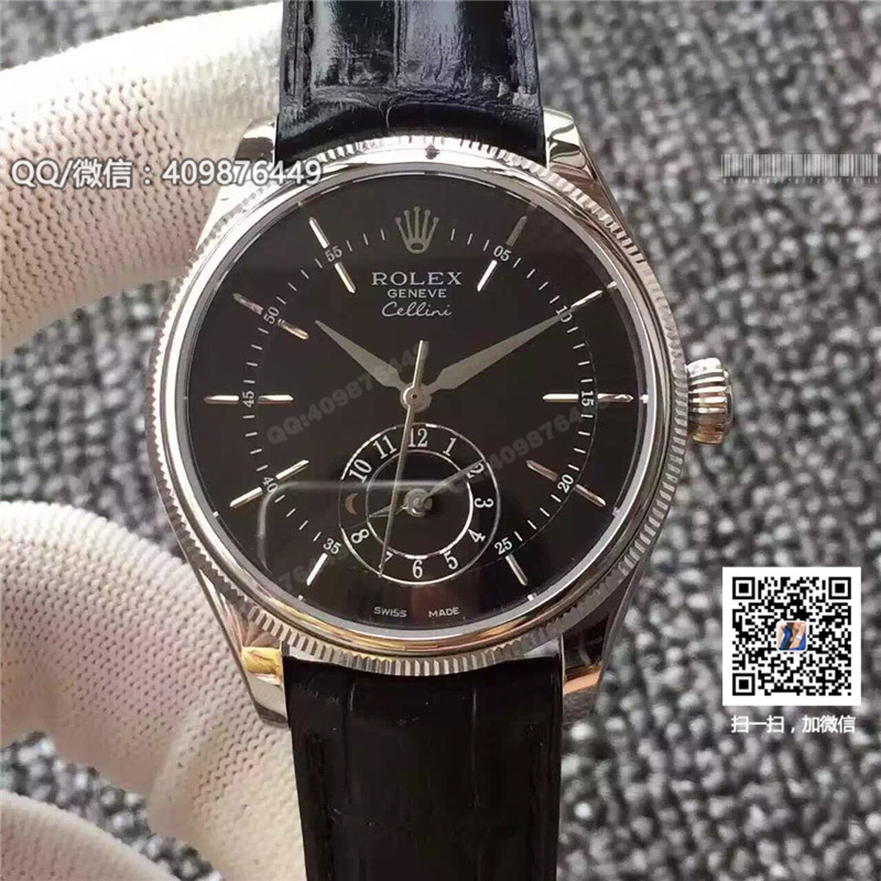 一比一精仿 Rolex勞力士切利尼系列50529白盤/黑盤腕表