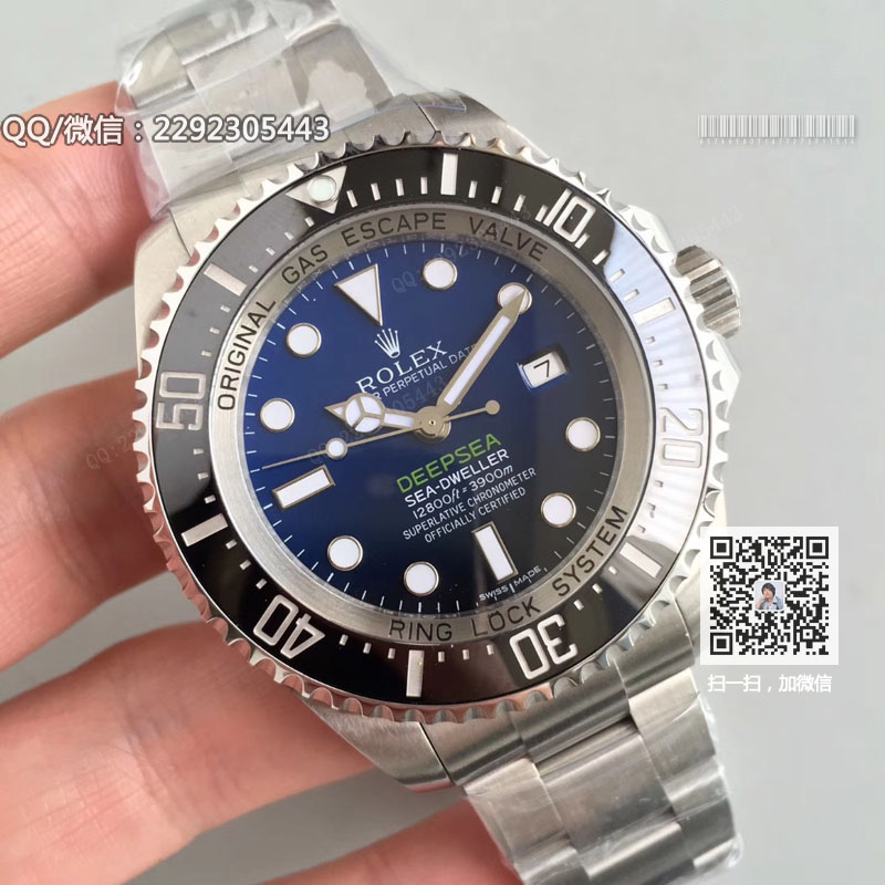 【AR廠完美版】Rolex勞力士海使型系列116660-98210 藍(lán)盤腕表 漸變藍(lán)鬼王