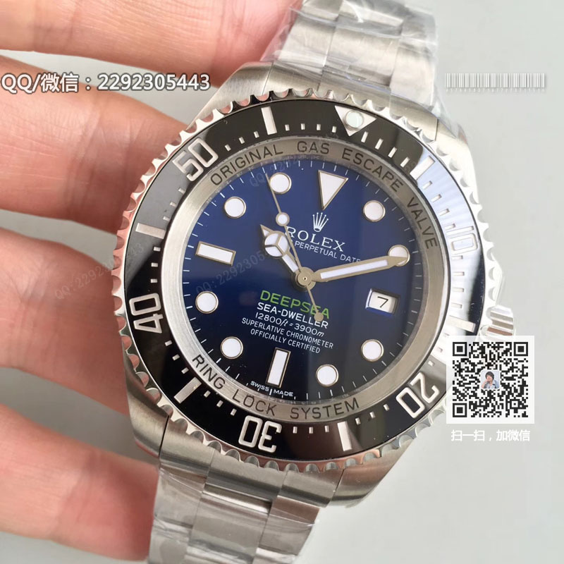 【AR廠完美版】Rolex勞力士海使型系列116660-98210 藍(lán)盤腕表 漸變藍(lán)鬼王