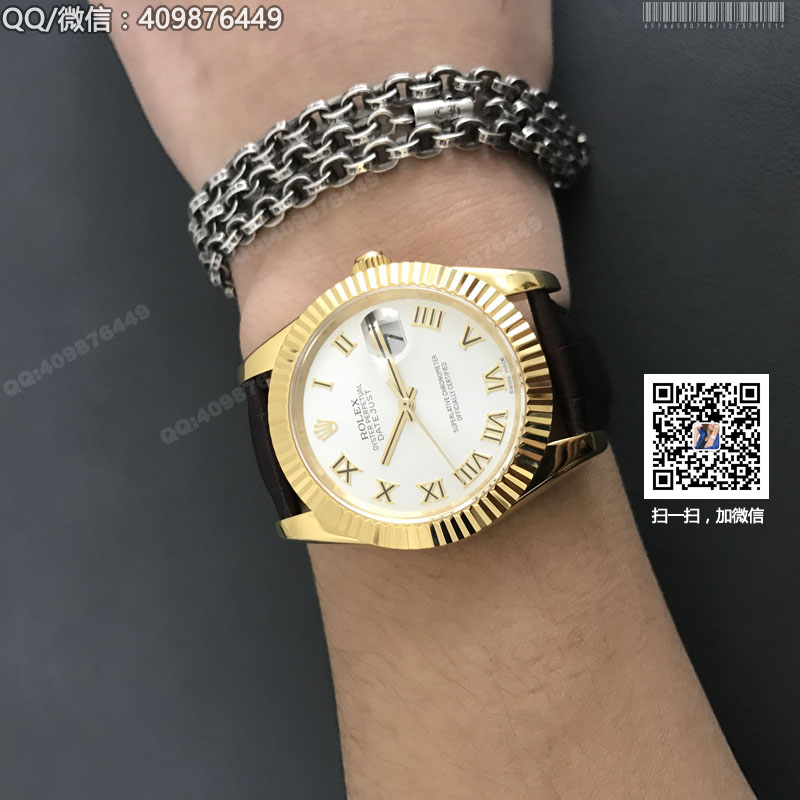 【精品】ROLEX勞力士日志型系列 自動機械男表白盤