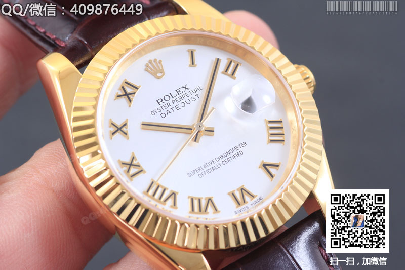 【精品】ROLEX勞力士日志型系列 自動機械男表白盤