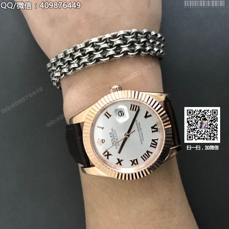 【精品】ROLEX勞力士日志型系列 自動機(jī)械男表白盤