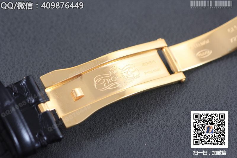 【精品】ROLEX勞力士日志型系列 自動(dòng)機(jī)械男表金色盤鑲鉆