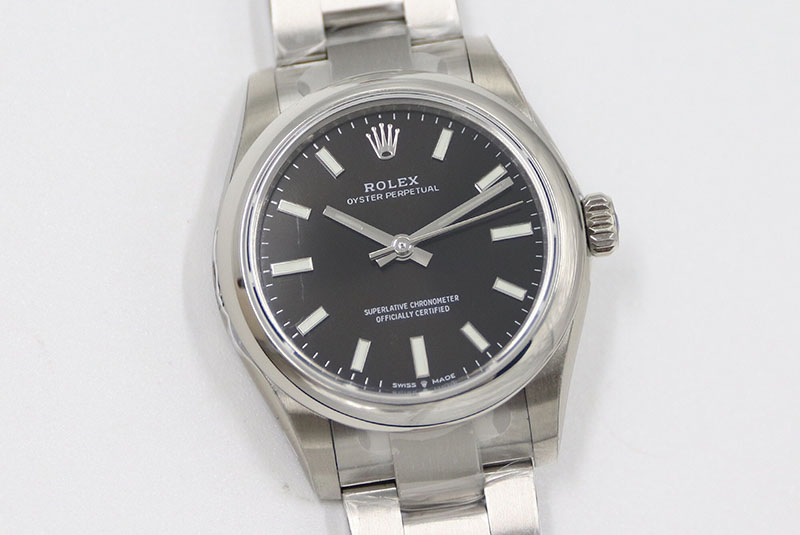 ROLEX勞力士日志型系列m277200-0002黑盤31毫米女士機(jī)械腕表