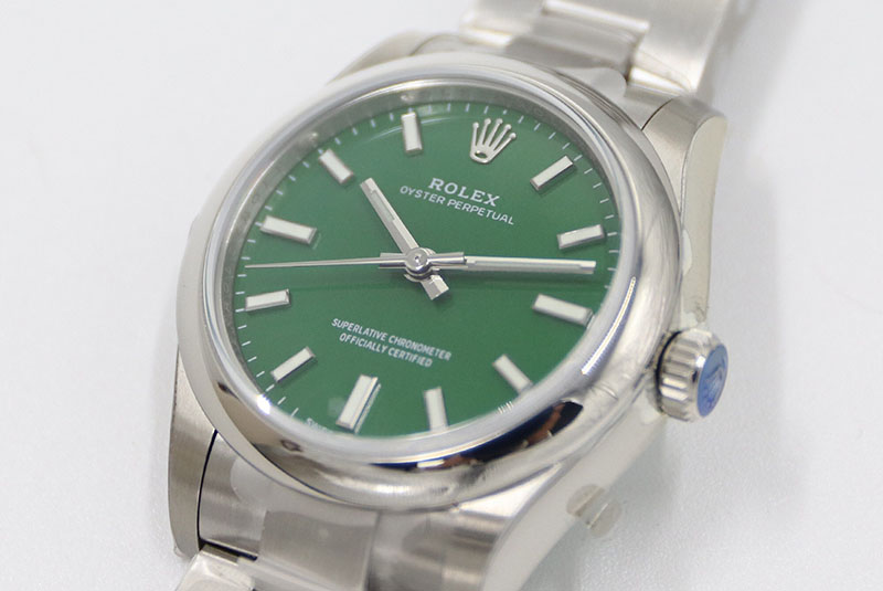 ROLEX勞力士日志型系列m277200-0006綠盤31毫米女士機(jī)械腕表