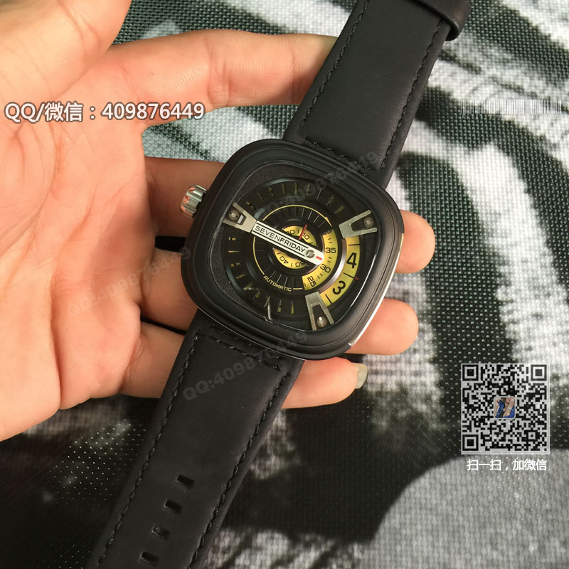 熱賣(mài) 瑞士 七個(gè)星期五 SevenFriday 自動(dòng)機(jī)械工業(yè)元素手表 西鐵城8215機(jī)芯 右手款