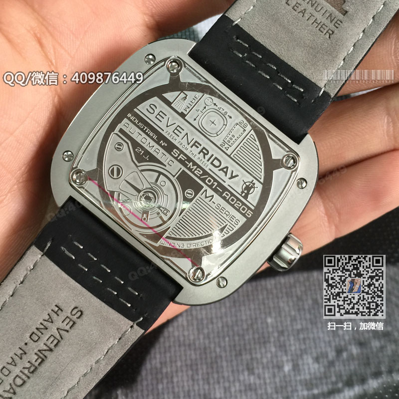 熱賣(mài) 瑞士 七個(gè)星期五 SevenFriday 自動(dòng)機(jī)械工業(yè)元素手表 西鐵城8215機(jī)芯 右手款