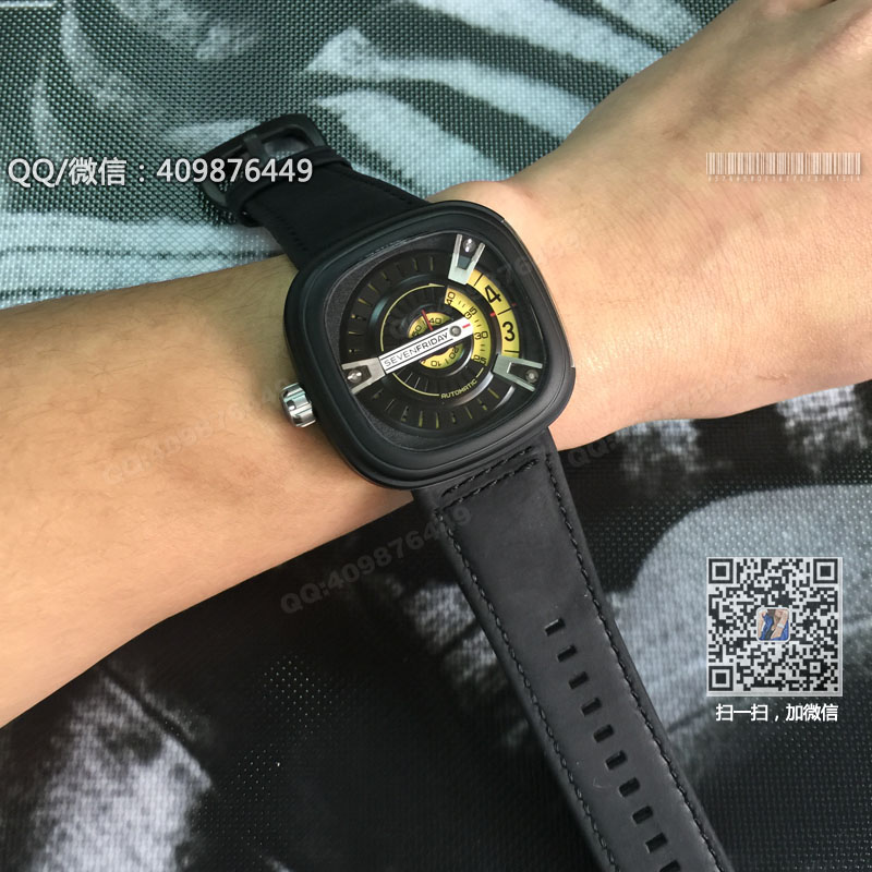 熱賣(mài) 瑞士 七個(gè)星期五 SevenFriday 自動(dòng)機(jī)械工業(yè)元素手表 西鐵城8215機(jī)芯 右手款