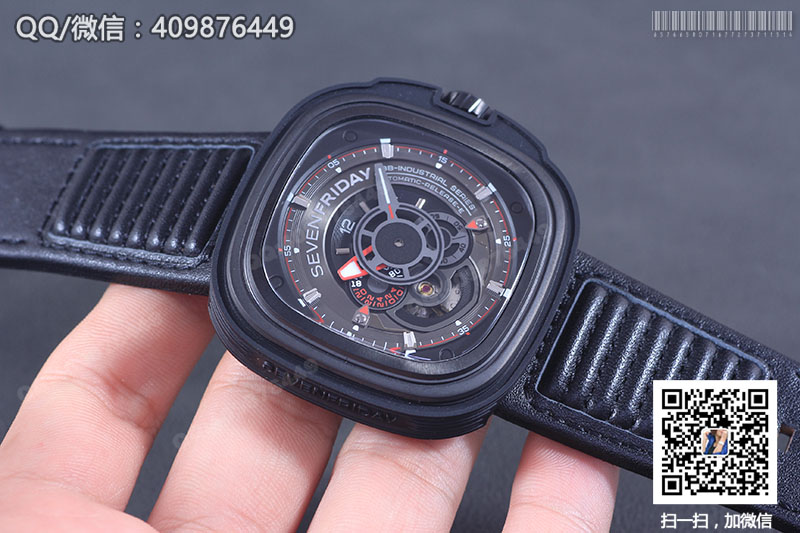 【KW精品】七個(gè)星期五SevenFriday方形時(shí)尚潮流自動(dòng)機(jī)械男表P3B/01