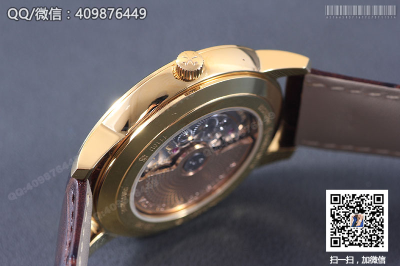 Vacheron Constantin江詩丹頓傳承系列1110U/000R-B085黃金色自動機械腕表