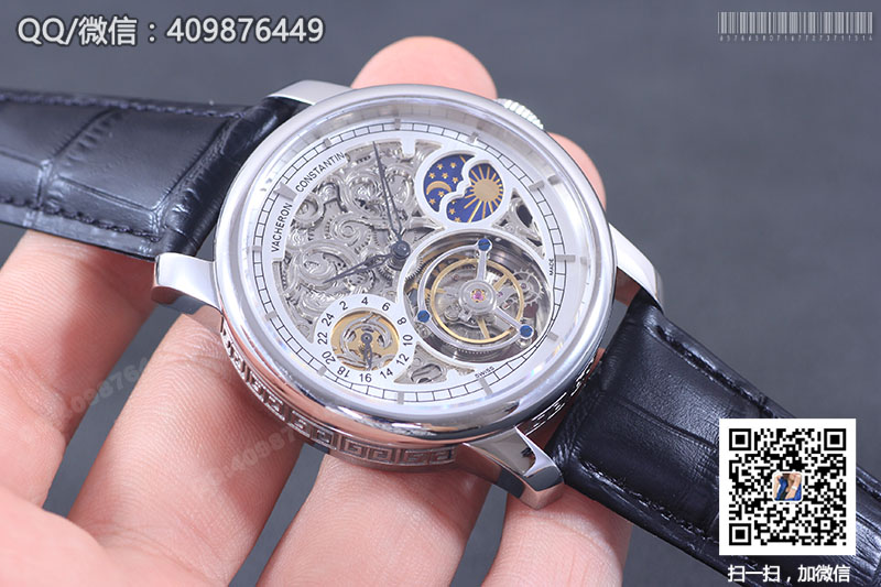 【頂級陀飛輪】Vacheron Constantin江詩丹頓藝術(shù)大師系列P6000A/000P-B025鏤空陀飛輪腕表