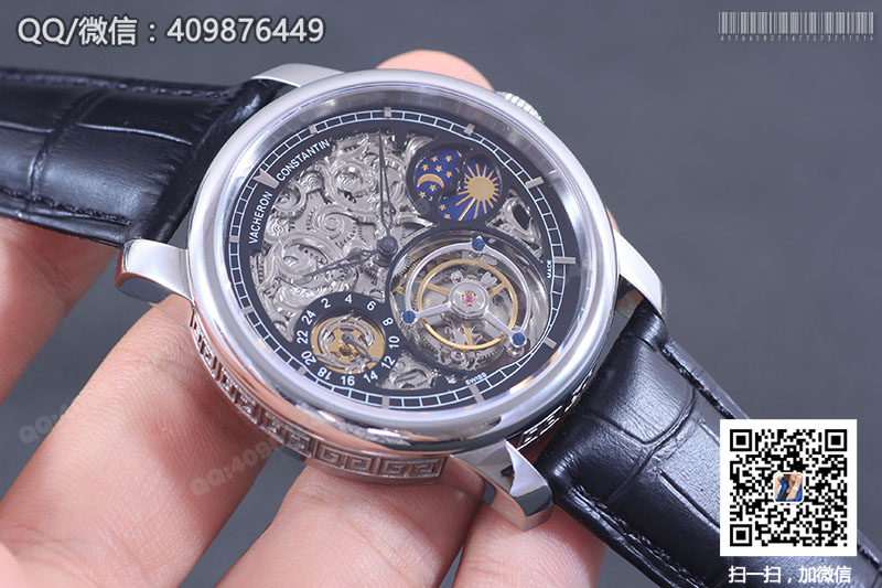 【頂級陀飛輪】Vacheron Constantin江詩丹頓藝術(shù)大師系列P6000A/000P-B025鏤空陀飛輪腕表