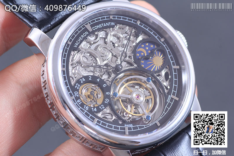 【頂級陀飛輪】Vacheron Constantin江詩丹頓藝術(shù)大師系列P6000A/000P-B025鏤空陀飛輪腕表