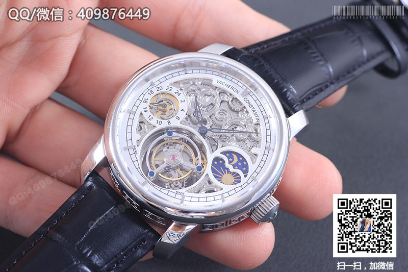 【頂級陀飛輪】Vacheron Constantin江詩丹頓藝術(shù)大師系列P6000A/000P-B025鏤空陀飛輪腕表