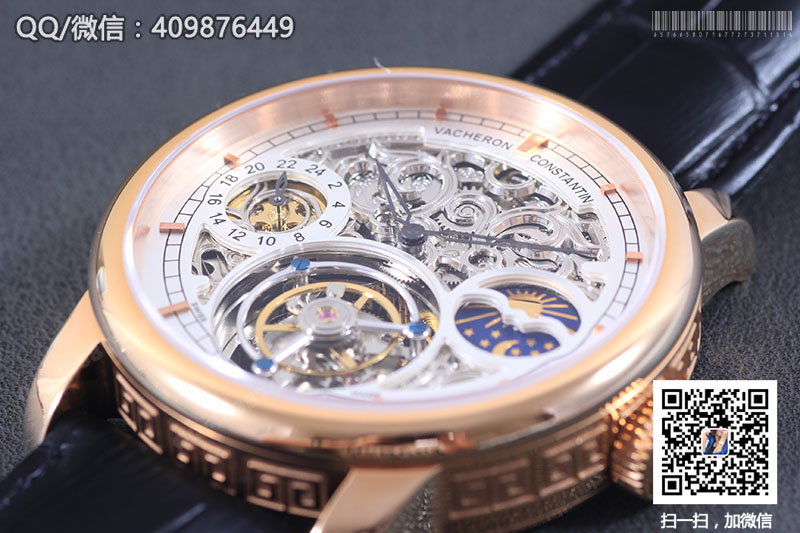 【頂級陀飛輪】Vacheron Constantin江詩丹頓藝術(shù)大師系列P6000A/000P-B025玫瑰金鏤空陀飛輪腕表