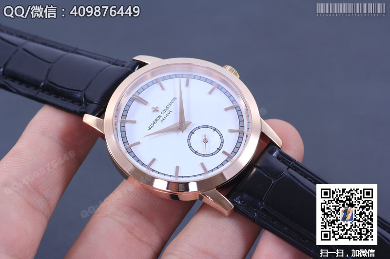 高仿江詩(shī)丹頓Vacheron Constantin TRADITIONNELLE系列82172/000R-9382黃金/玫瑰金機(jī)械腕表