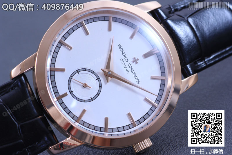 高仿江詩(shī)丹頓Vacheron Constantin TRADITIONNELLE系列82172/000R-9382黃金/玫瑰金機(jī)械腕表