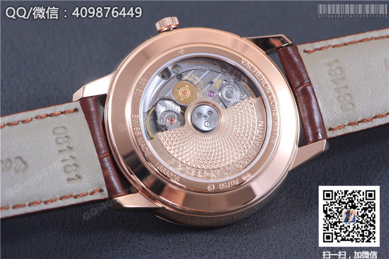 【熱銷款】高仿江詩(shī)丹頓Vacheron Constantin傳承系列85180/000R-9248手表頂級(jí)復(fù)刻表