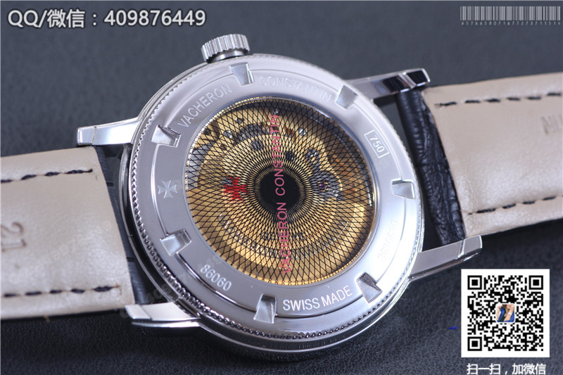 【1：1精品】高仿江詩(shī)丹頓Vacheron Constantin傳承系列機(jī)械腕表87172/000G-9301