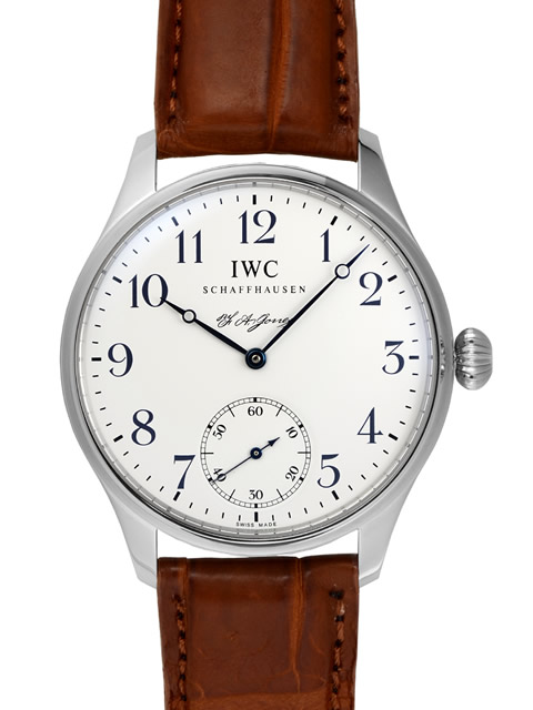 萬國IWC Portugieser IW544203|領(lǐng)航者瓊斯簽名復(fù)古背透機(jī)械男表 藍(lán)字