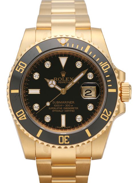 一比一精仿勞力士 Rolex 潛航者 Submariner 116618GLN 全金黑水鬼