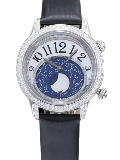 高仿積家Jaeger-LeCoultre Rendez-Vous Celestial約會(huì)系列月相Q3483590石英腕表