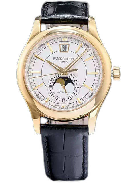 高仿百達翡麗PATEK PHILIPPE復雜功能計時系列5205R-001黃金色自動機械腕表