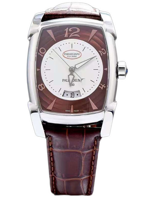 Parmigiani Fleurier帕瑪強(qiáng)尼LIMITED EDITIONS系列PF011128.01栗色盤(pán)機(jī)械腕表