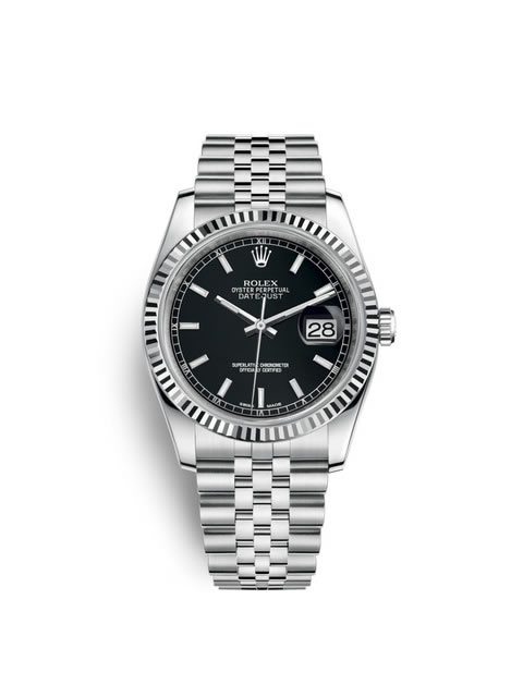 勞力士Rolex日志型系列DateJust 116234-0085機(jī)械男表（黑色面）