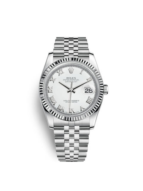 勞力士Rolex日志型系列DateJust 116234-0089機(jī)械男表（白色面）