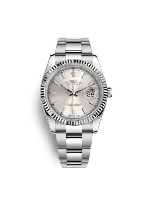 勞力士Rolex日志型系列DateJust 116234-0093機械男表（銀色面）