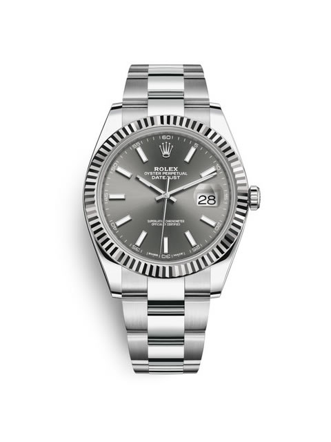 勞力士Rolex日志型系列DateJust 126334-0013機械男表（灰色面）