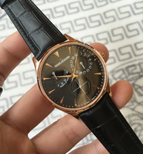 積家Jaeger-LeCoultre MASTER CONTROL大師系列黑盤(pán)玫瑰金 自動(dòng)機(jī)械腕表