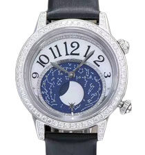 高仿積家Jaeger-LeCoultre Rendez-Vous Celestial約會(huì)系列月相Q3483590石英腕表