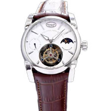 Parmigiani Fleurier Tonda 帕瑪強(qiáng)尼Tourbillon系列白盤星月相陀飛輪手表