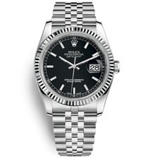 勞力士Rolex日志型系列DateJust 116234-0085機(jī)械男表（黑色面）