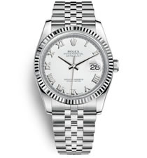 勞力士Rolex日志型系列DateJust 116234-0089機械男表（白色面）