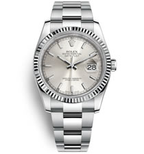 勞力士Rolex日志型系列DateJust 116234-0093機(jī)械男表（銀色面）